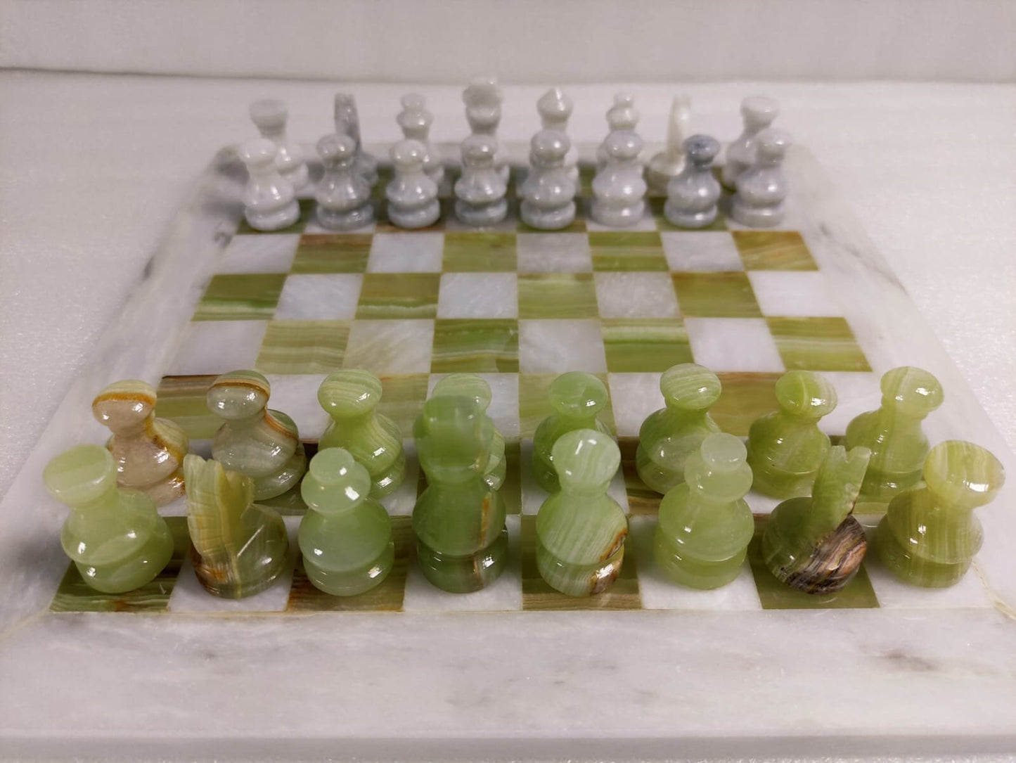 Handmade Marble Chess Board Indoor Adult Chess Game Chess Set Handcraft 8 x 8/10 x 10 Premium Top Quality Chess Board | Mini Chess Game