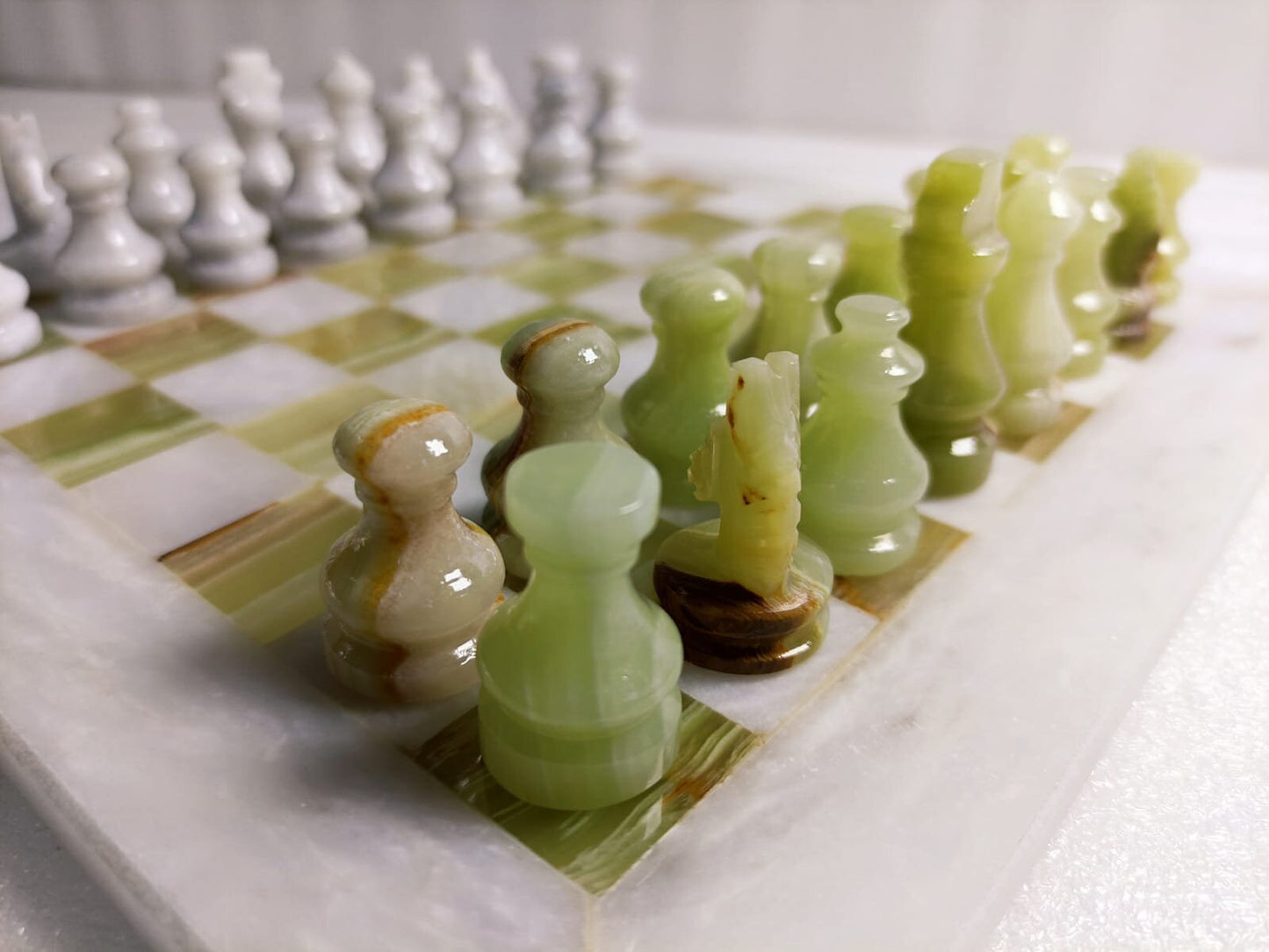 Handmade Marble Chess Board Indoor Adult Chess Game Chess Set Handcraft 8 x 8/10 x 10 Premium Top Quality Chess Board | Mini Chess Game