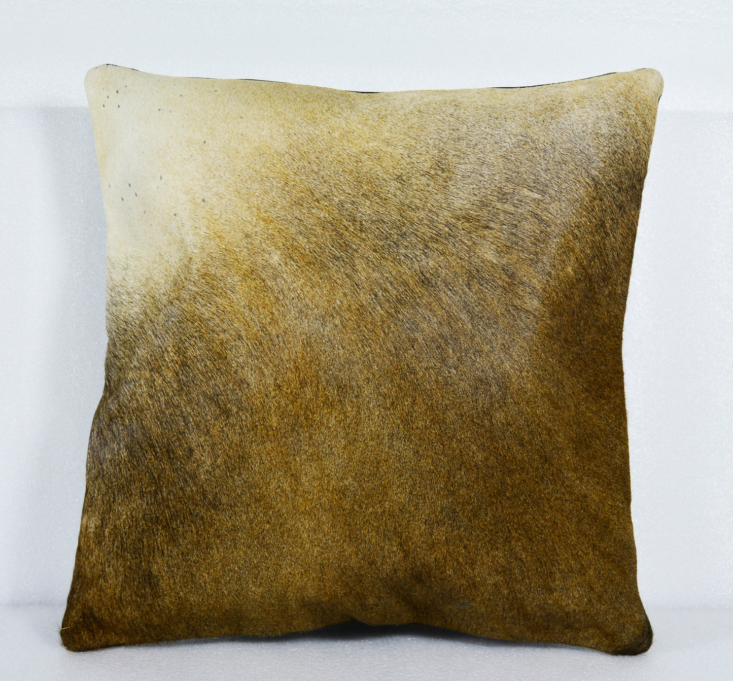 Real original skin Cowhide Pillow Cover, Natural Luxurious Hair Cushion Pillow Covers, Genuine Leather 16 '' x 16 '' Christmas Decor