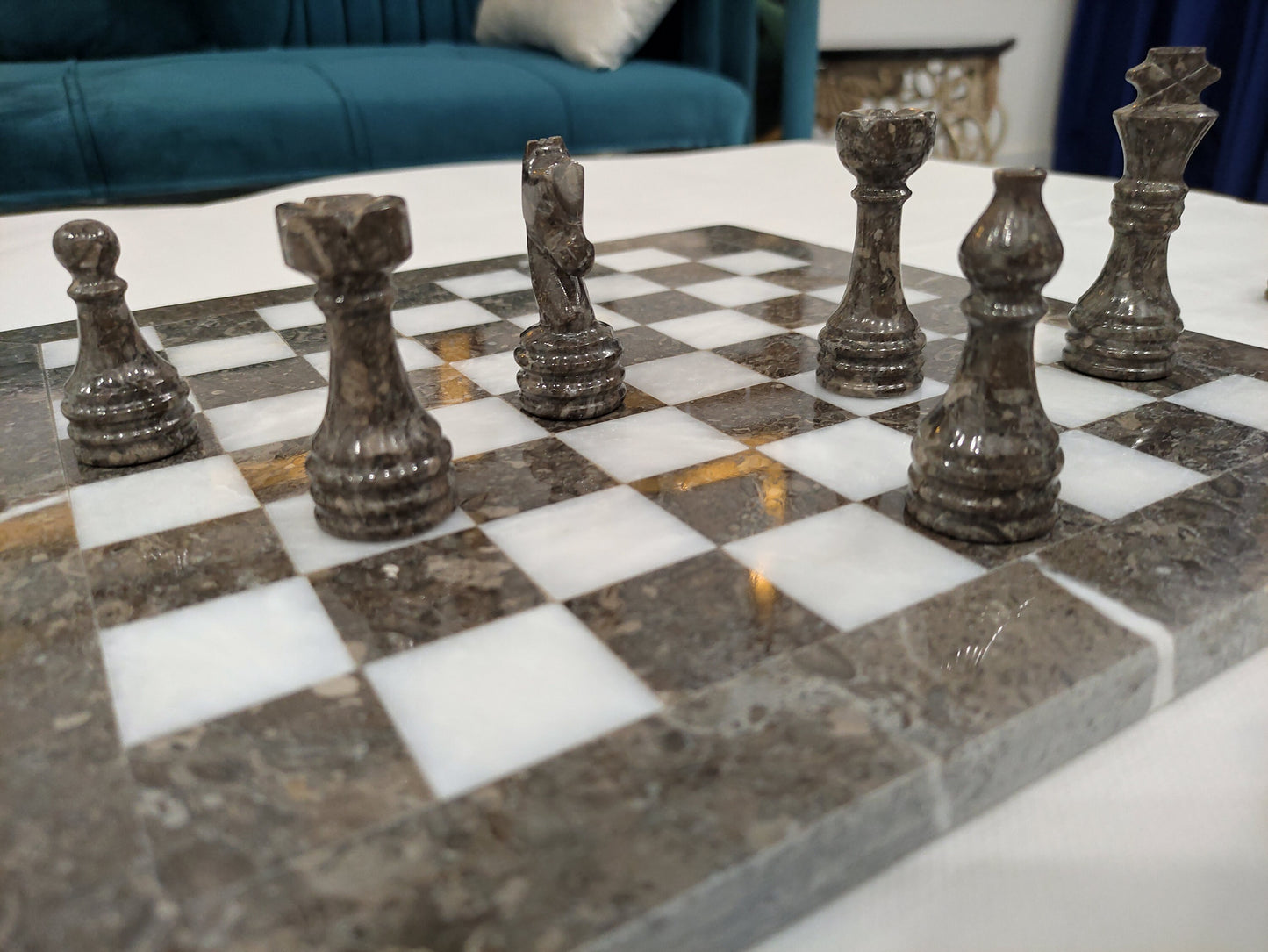 Handmade Marble Chess Board Indoor Adult Chess Game Marble Chess Set Handcraft 12x12/16x16 Premium Top Quality Chess Board, Gift Item SALE