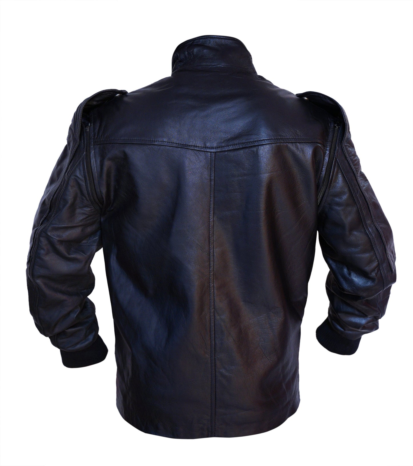 American Soldier Bucky Barnes Leather Jacket The Winter Captain Vest