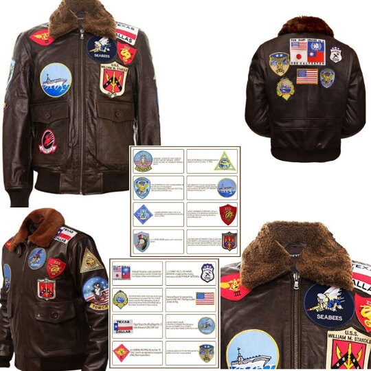 pilot Flight Bomber Cow Leather Jacket ! Pilot Brown And Black Biker Jacket.