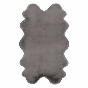 Premium Quality Quad Faux Fur Rug Natural Large Faux Fur 4 X 6 Plush Soft Faux Fur Fluffy Gray Faux Fur